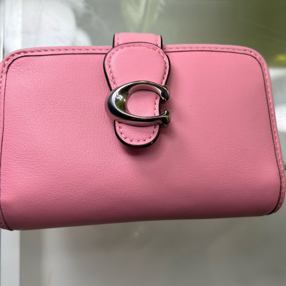 COACH Flower Pink Tabby Wallet!